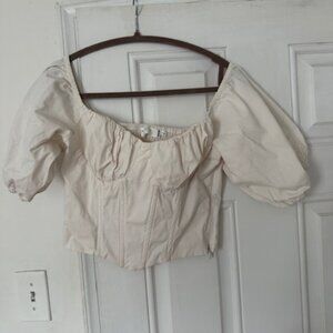 Anthropologie ASTR corset shirt  Medium